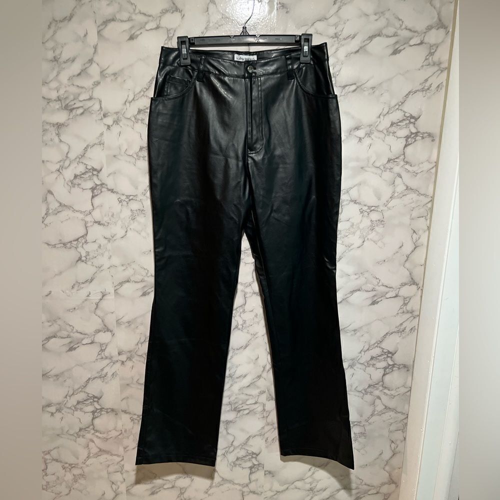 Kathy Ireland Faux Leather Pants Women’s Sz 12